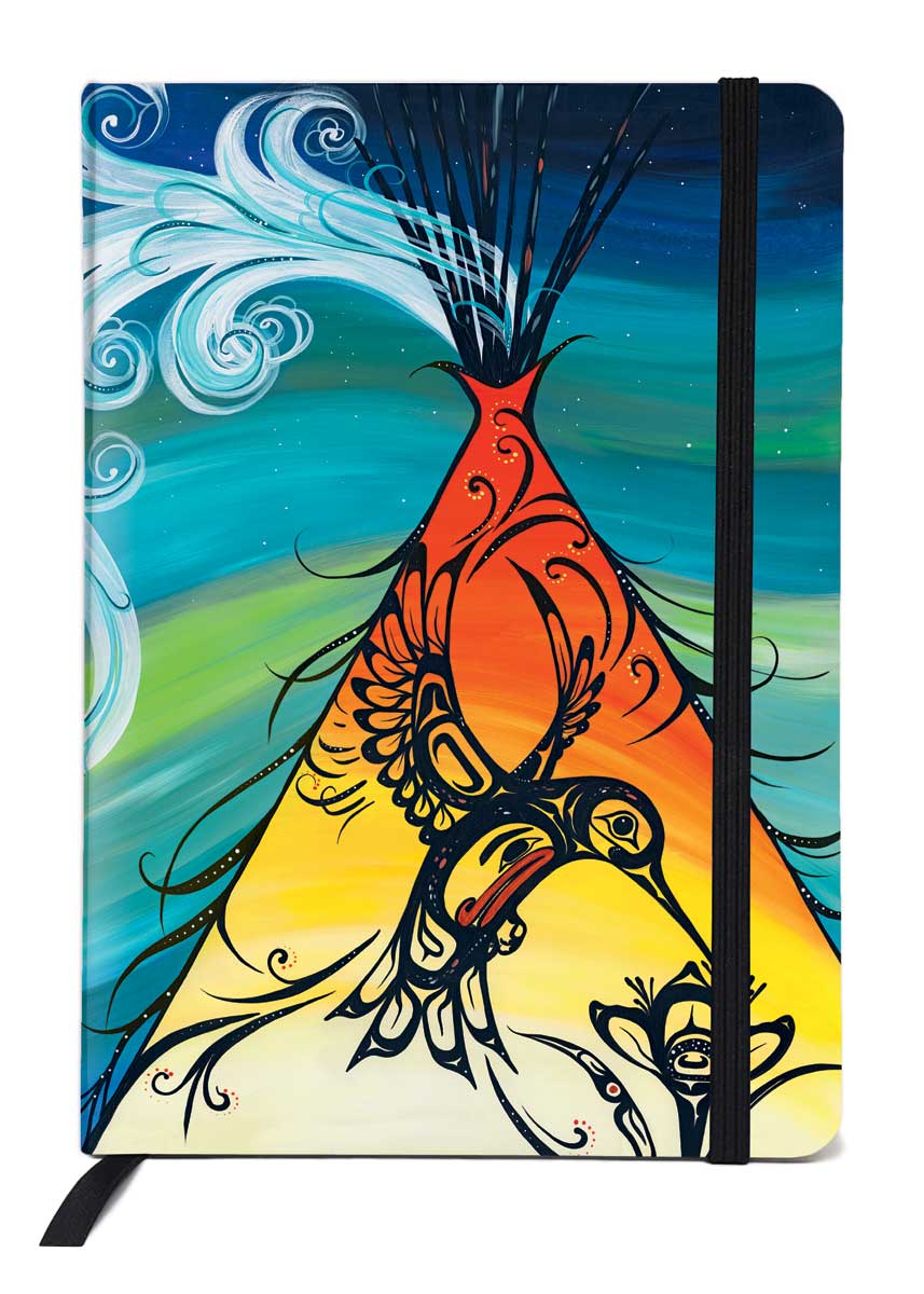 CAP Hummingbird Teepee Art Journal