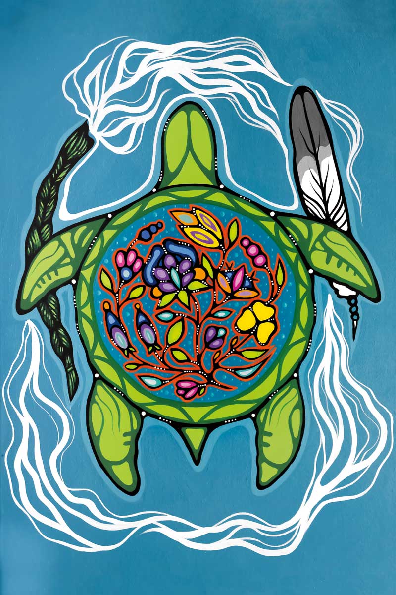 CAP Prayers for the Turtle Island Art Plaque