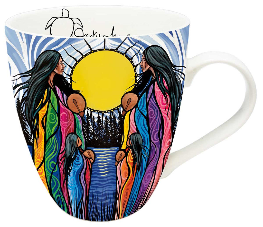 CAP Mother Daughter Water Song Ceramic Mug