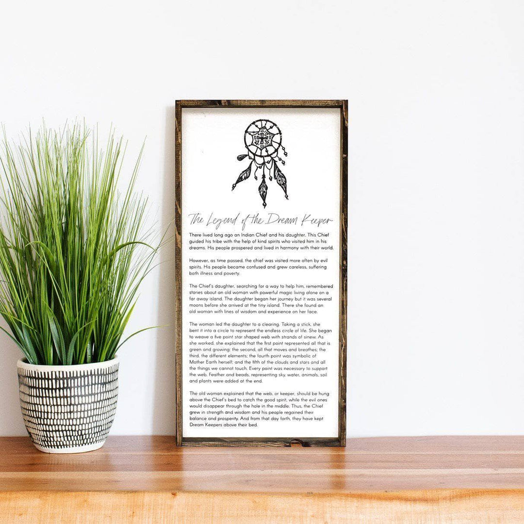 "Dream Keeper" Wood Sign by william rae designs