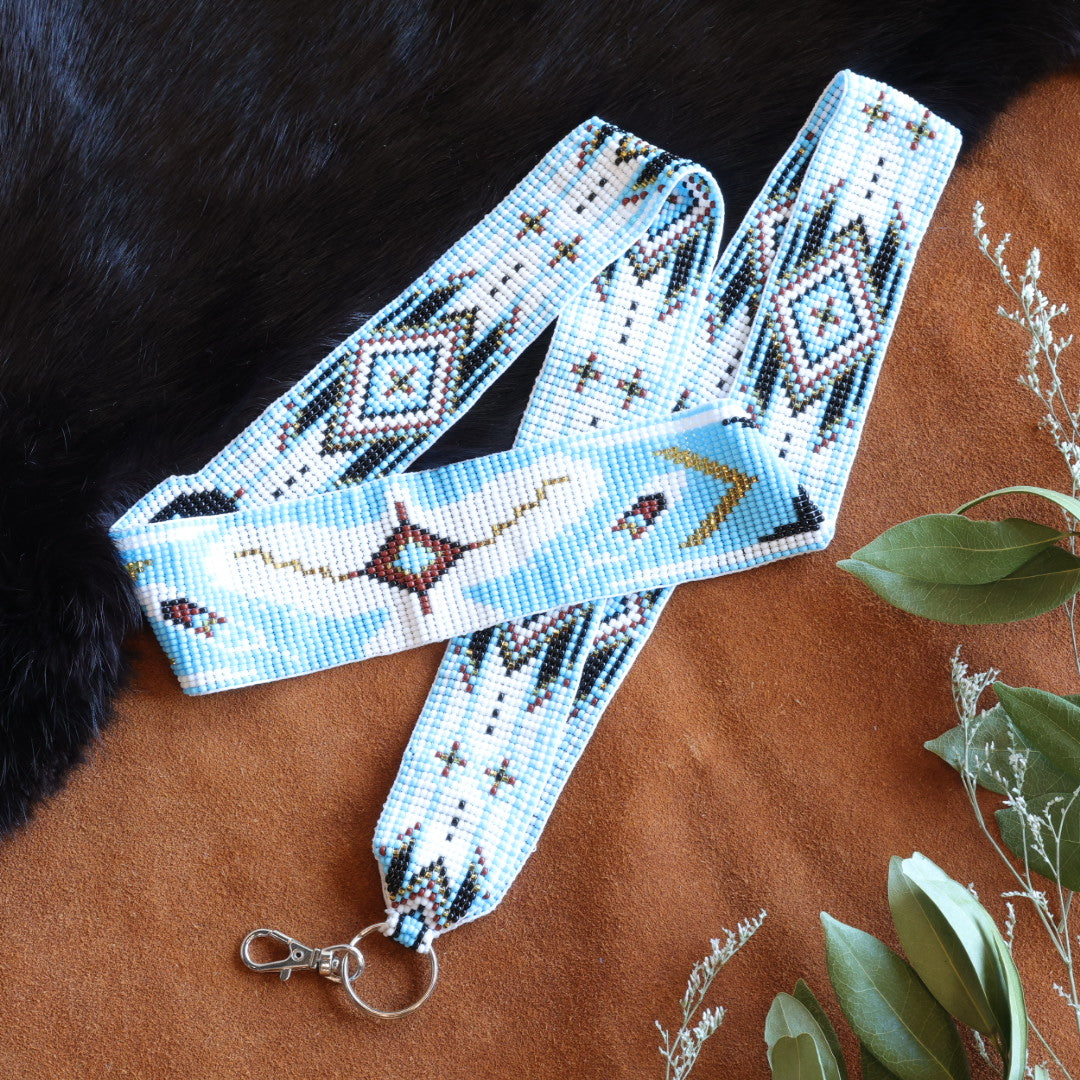 Garrett D. Soaring Eagle Wide Loomed Neck Lanyard
