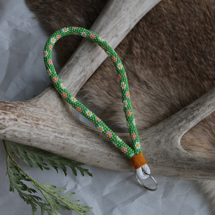 Keegan W. Floral Wrist Lanyard