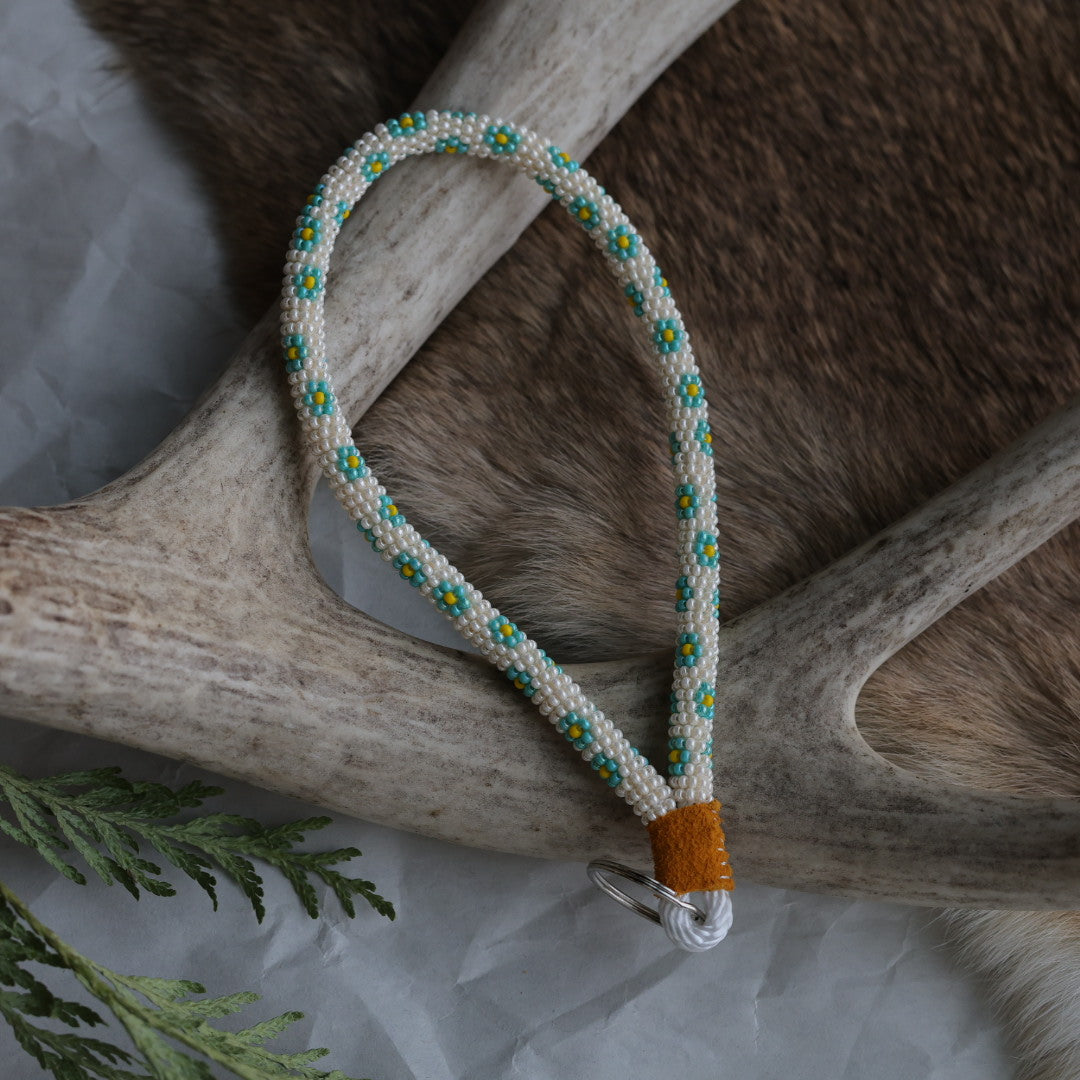 Keegan W. Floral Wrist Lanyard