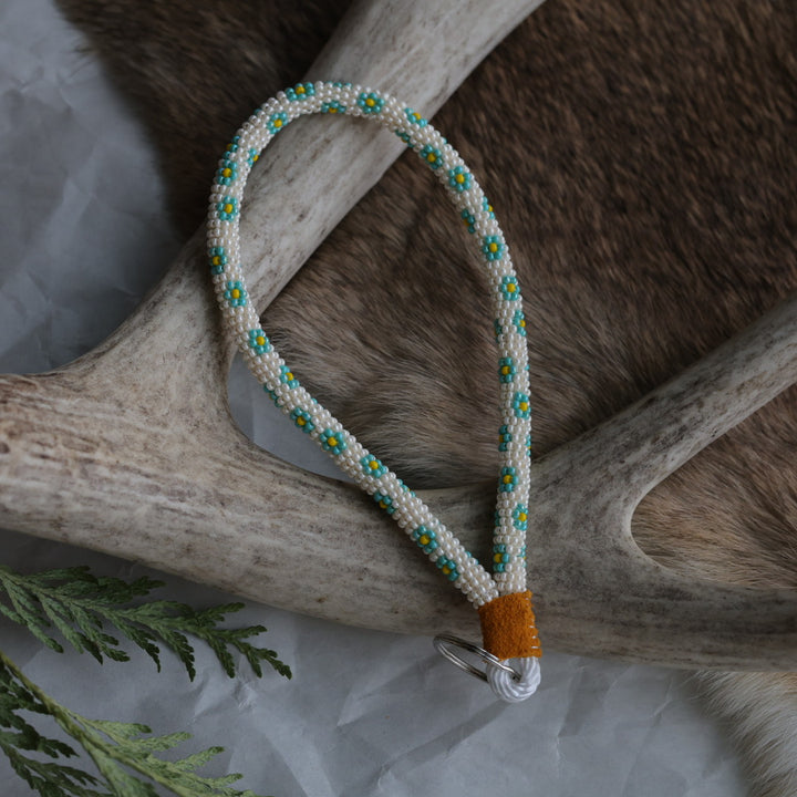 Keegan W. Floral Wrist Lanyard