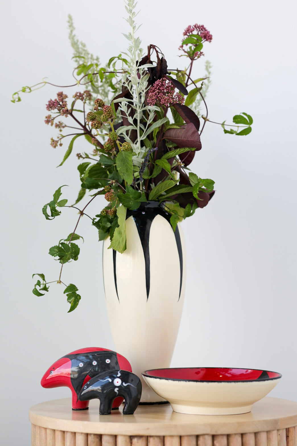 Red & White Studios Large Morning Star Vase