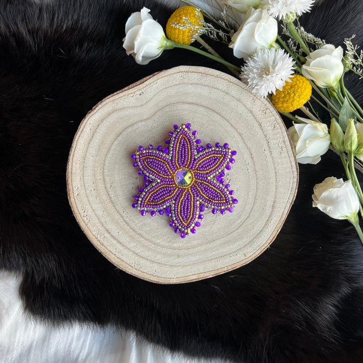 Ironstar Co. Beaded Floral Pins