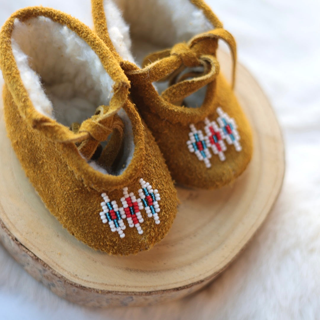 T. Sullivan Infant Pink & Blue Diamond Trio Ballerina Slipper