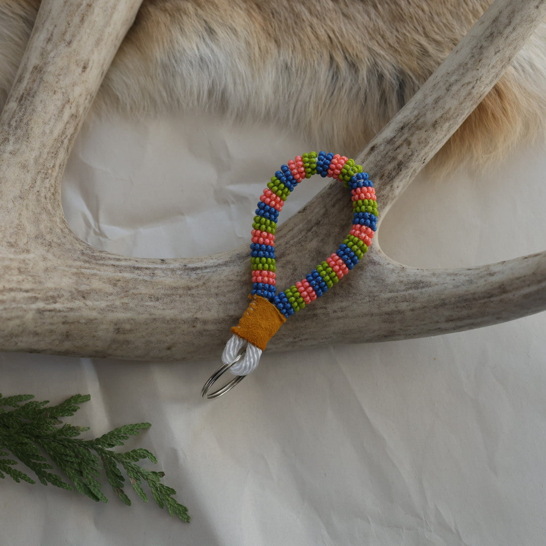Keegan W. Striped Tiny Finger Lanyards