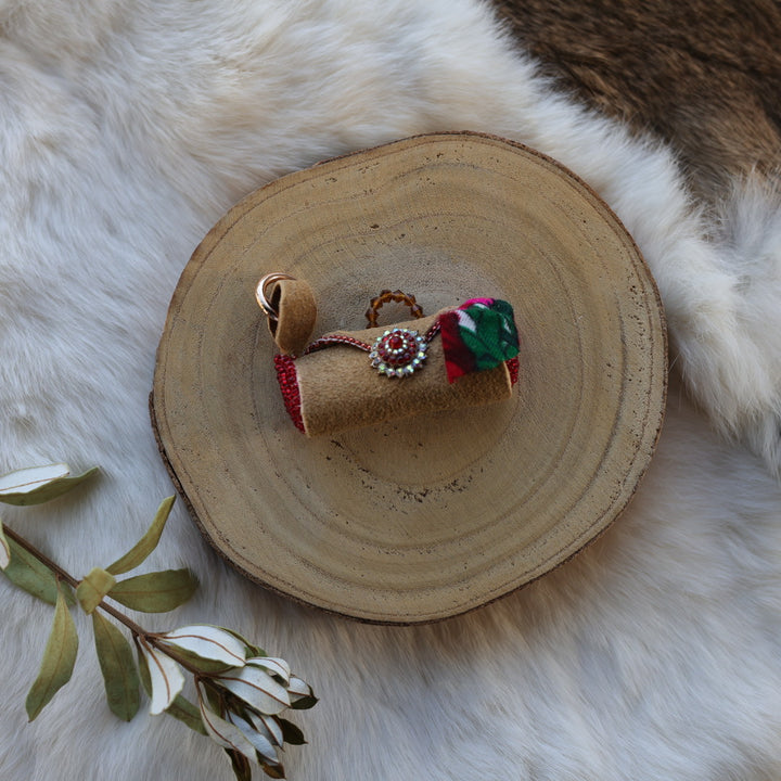 Mercedes G. Moose Hide Medicine Purse Charm