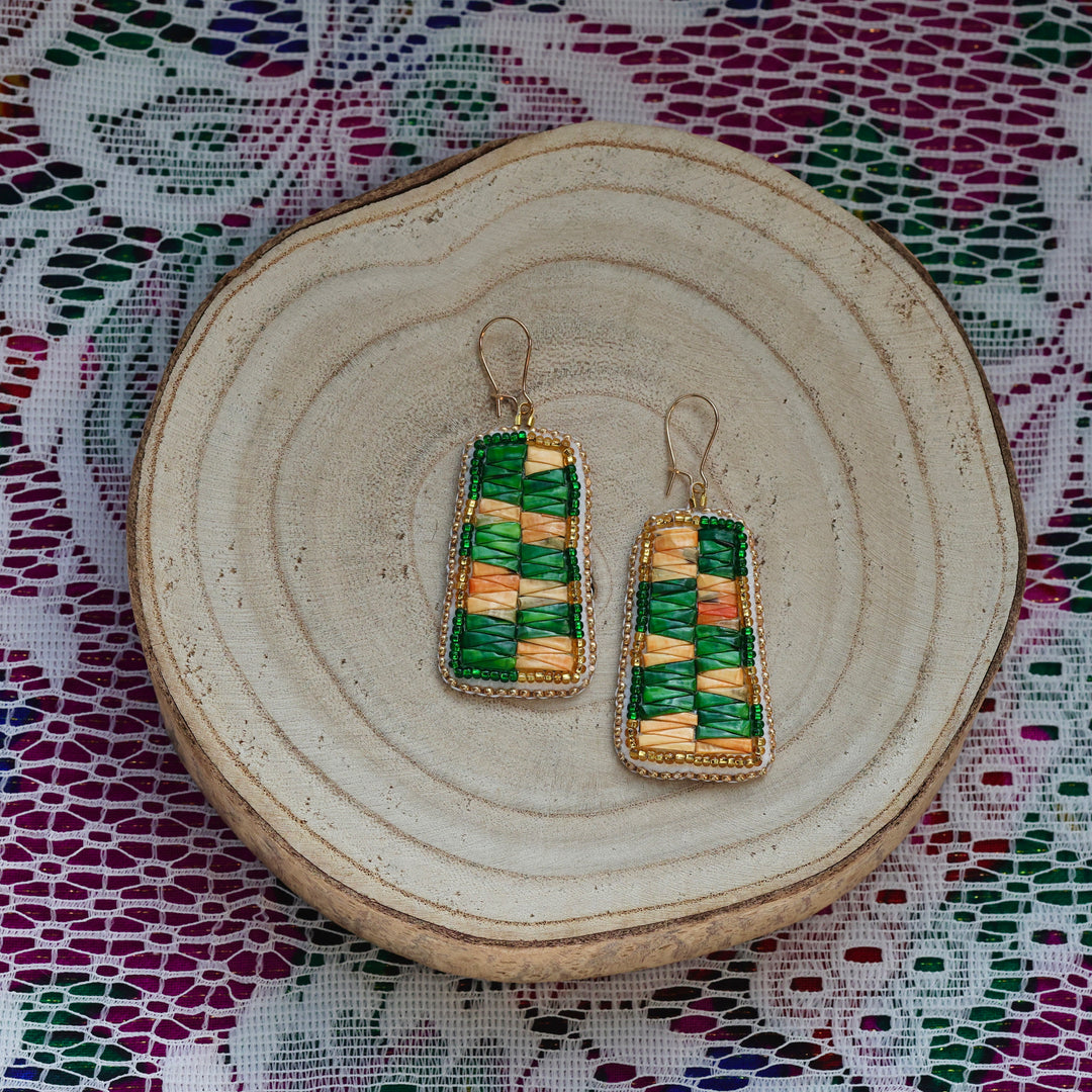 Feline Fancy Eh Saskatchewan Quill Earrings