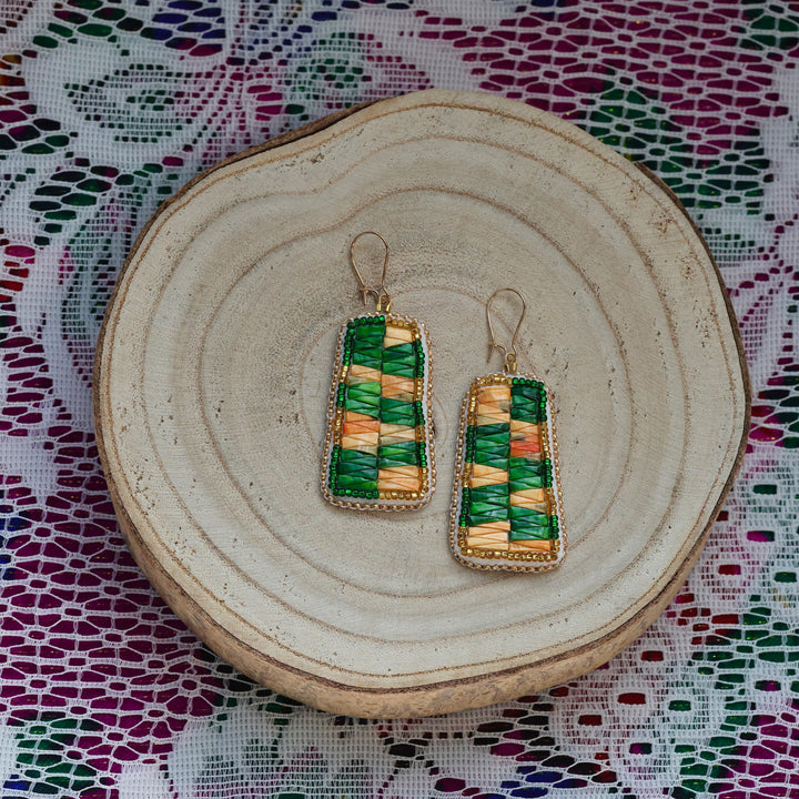 Feline Fancy Eh Saskatchewan Quill Earrings