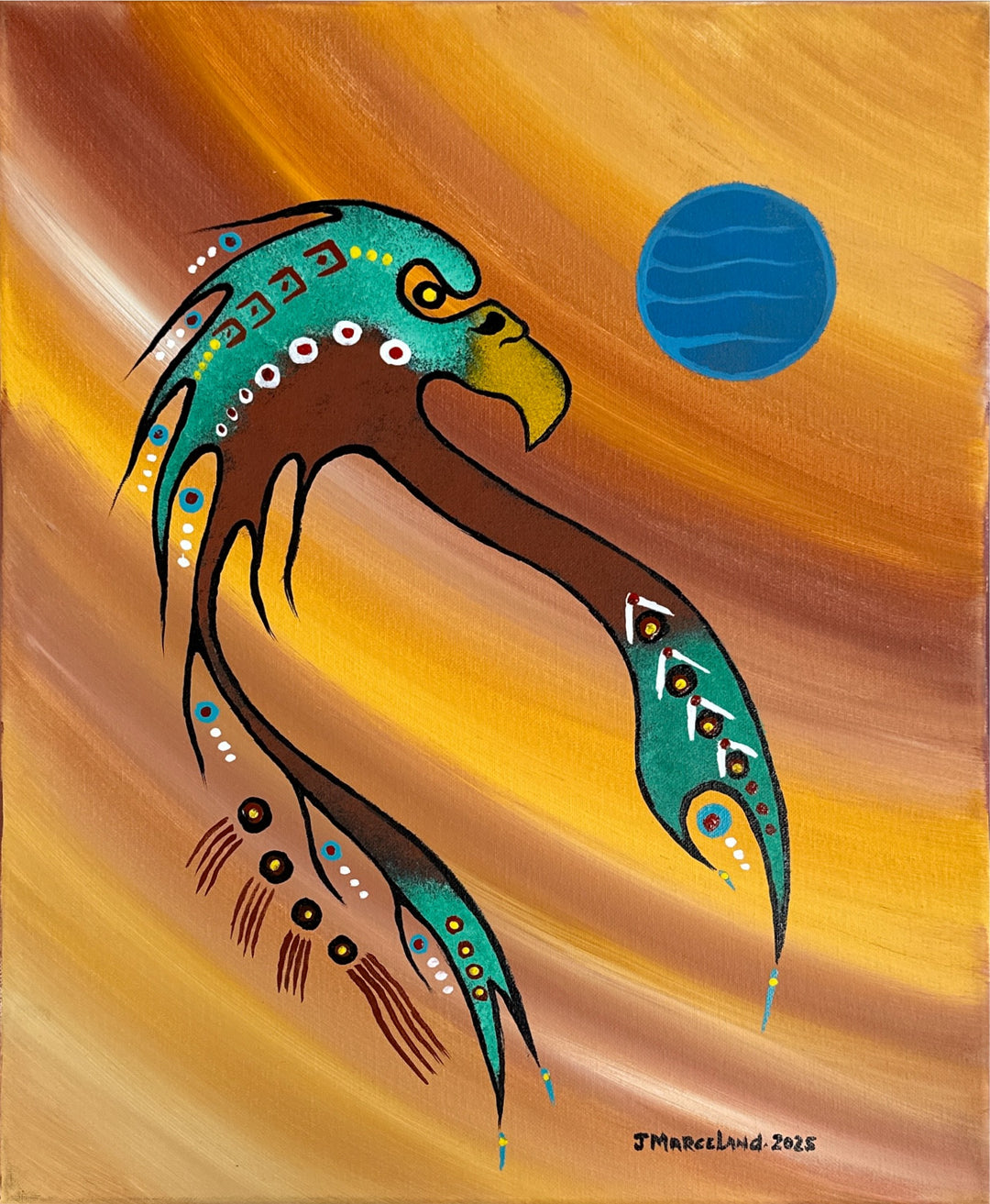 Johnny Marceland 20"x24" Eagle (2025)