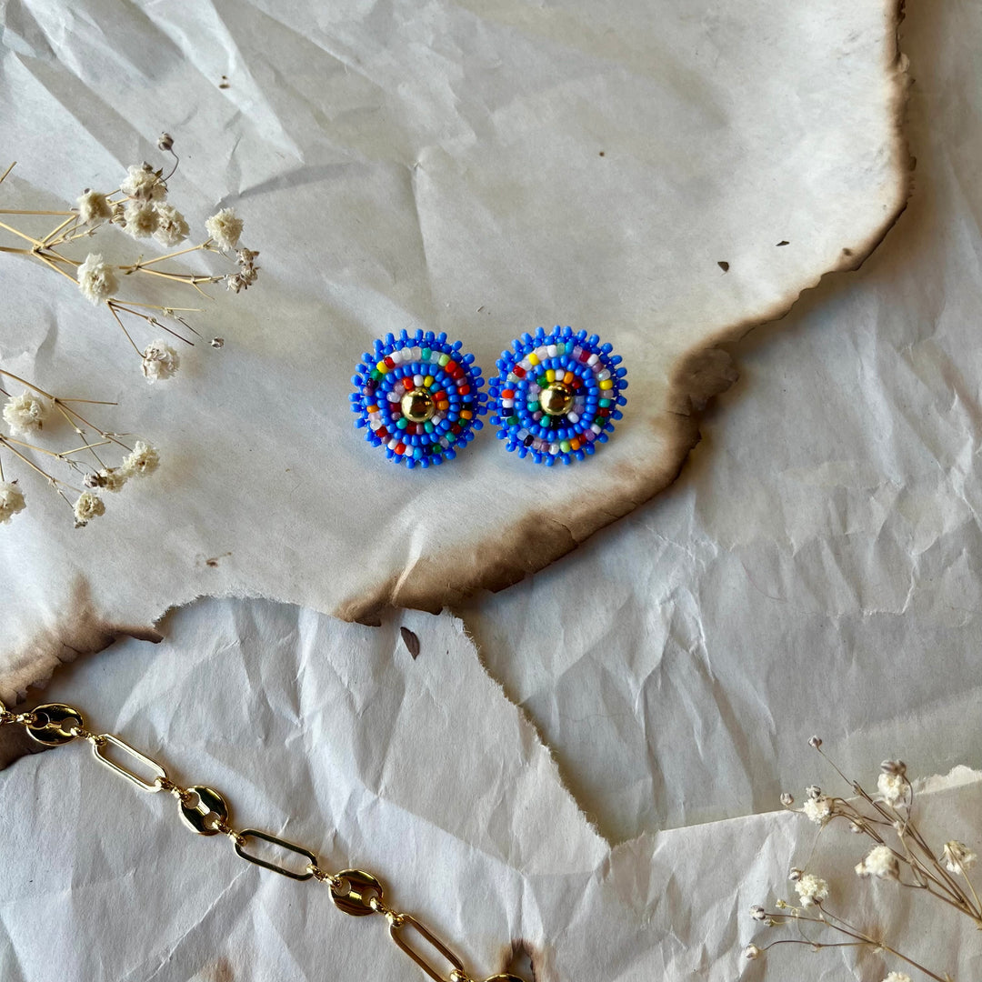 TLee Beads Large Beaded Studs