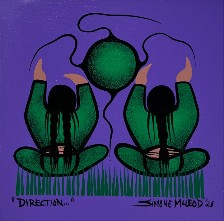 Simone McLeod 8"x8" Original Paintings (2025)