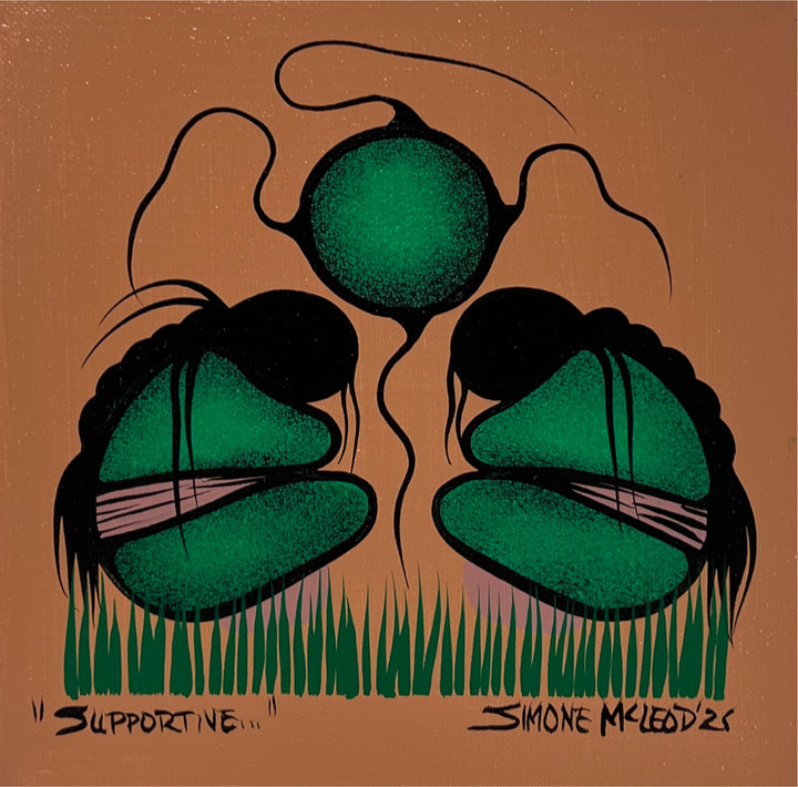 Simone McLeod 8"x8" Original Paintings (2025)