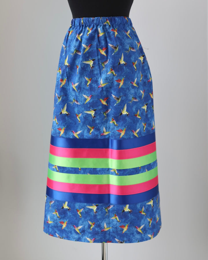 Adeline C. Hummingbird Ribbon Skirt