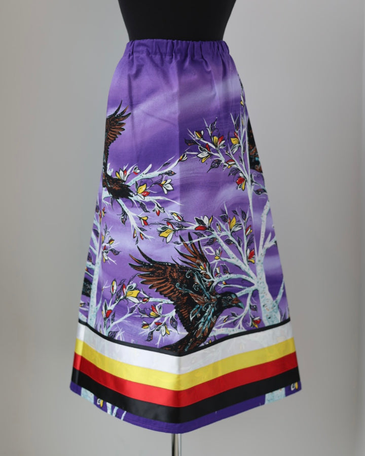 Adeline C. Raven Tree Ribbon Skirt