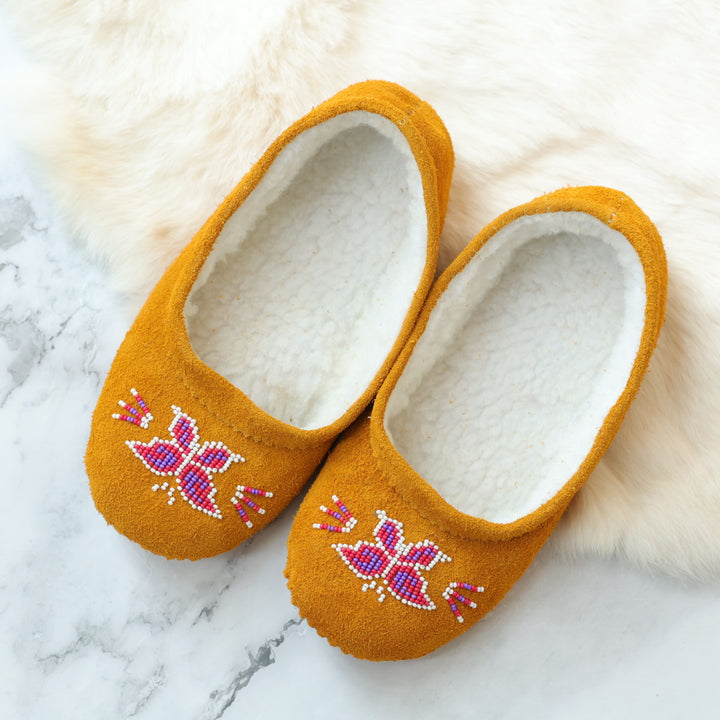 T.Sullivan Size 7 Butterfly Ballerina Slippers