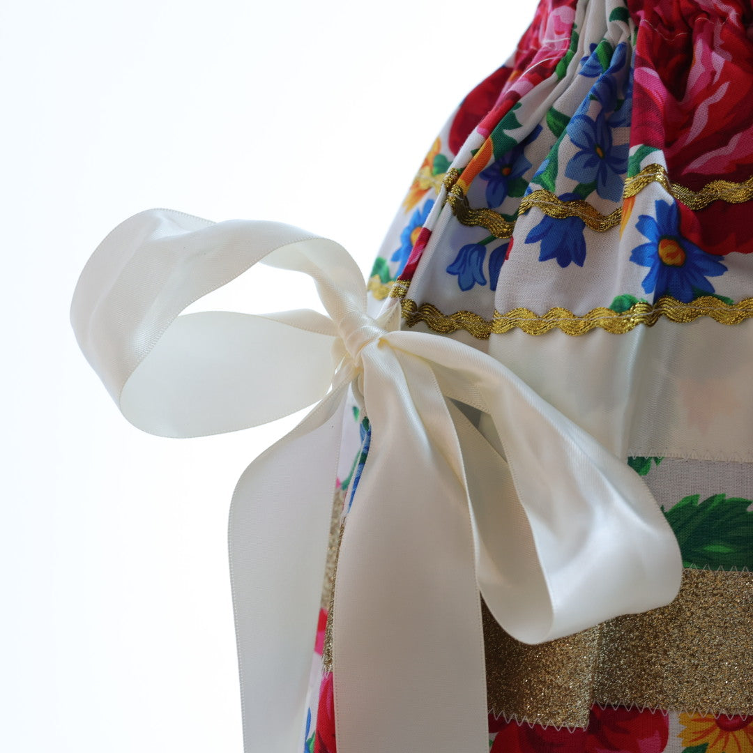 Handmade by Emily White Ribbon Skirt