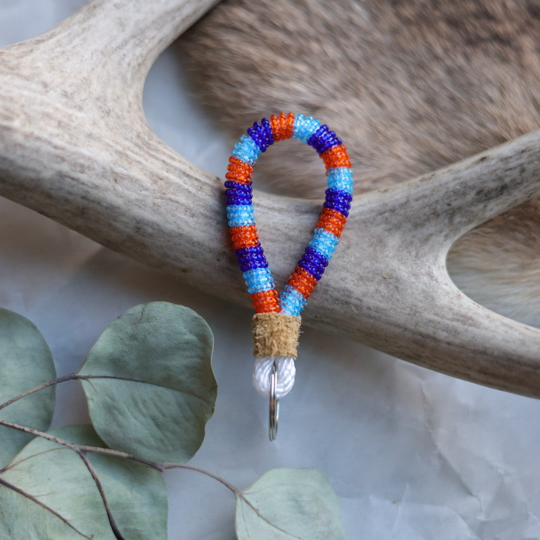 Keegan W. Striped Tiny Finger Lanyards