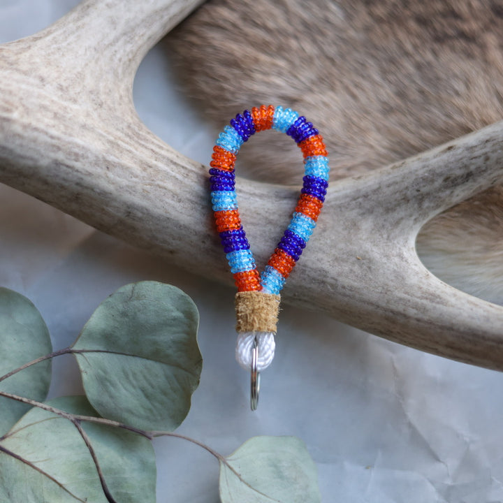 Keegan W. Striped Tiny Finger Lanyards