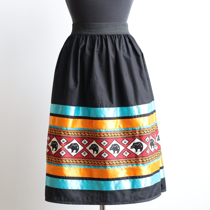 Phoenyx Designs Blue & Orange Ribbon Skirt & Belt
