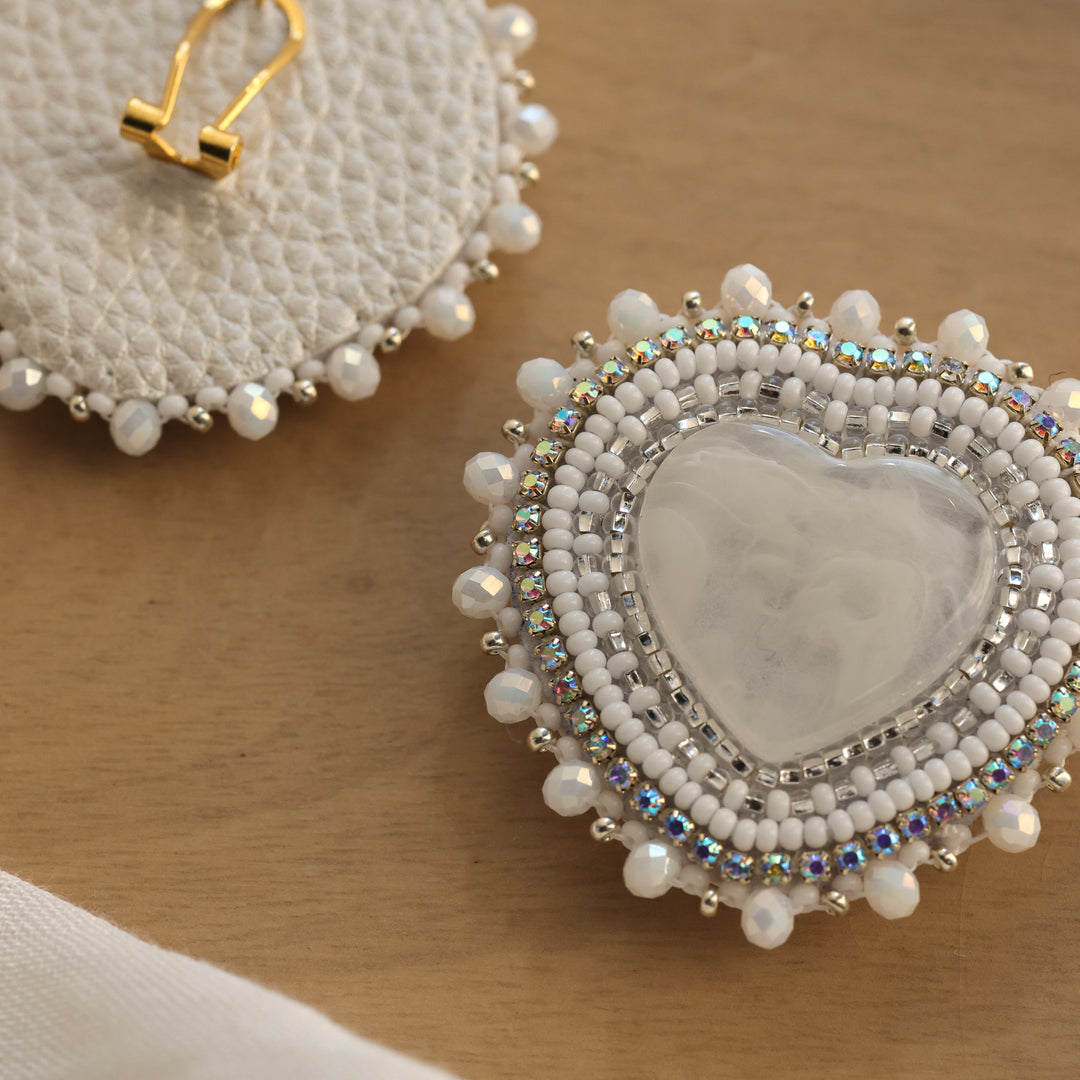 Nikki P. Love Heart Earrings