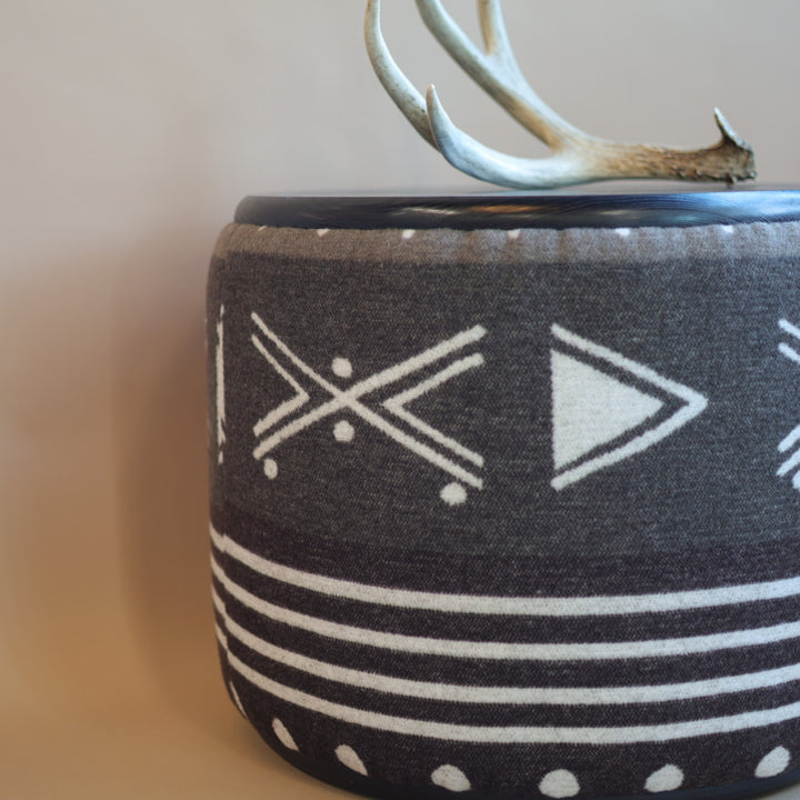 Indigo Arrows 24" Elements Drum Stools