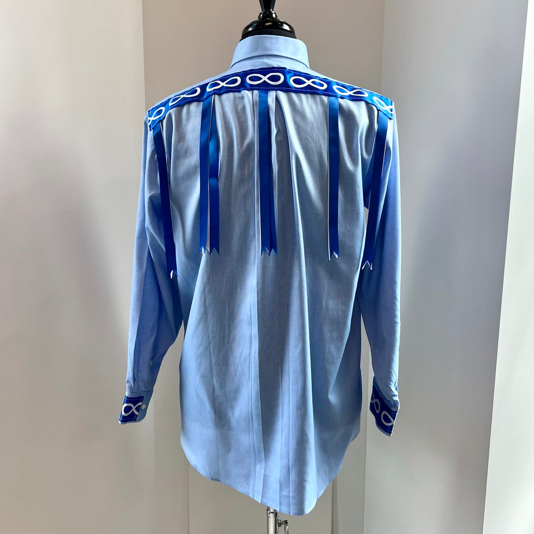 Vi's CREE-ations Infinity Men's Ribbon Shirt