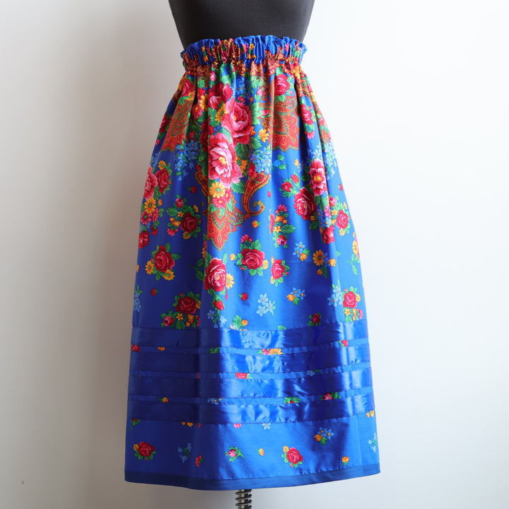 Phoenyx Designs Royal Kokum Floral Ribbon Skirt