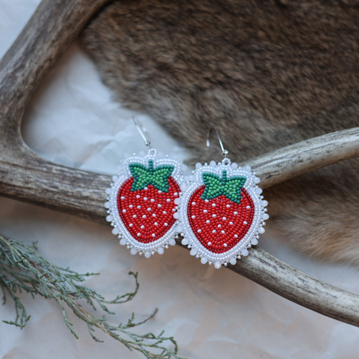 Keegan W. Strawberry Drop Earrings