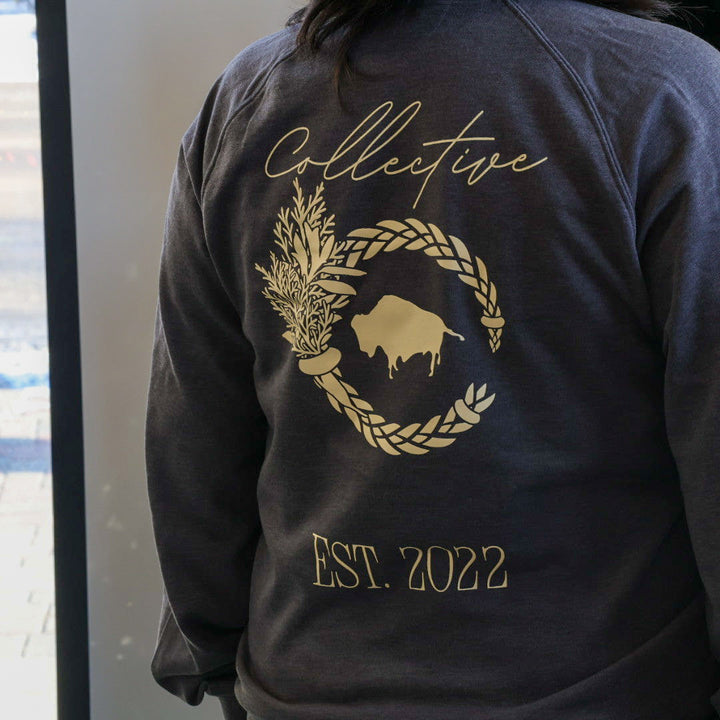 Wanuskewin Collective Sharing Stories Crewneck Sweatshirt