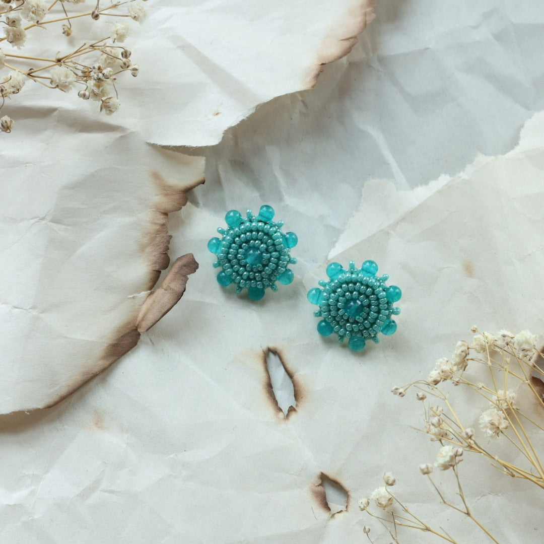 TLee Beads Large Beaded Studs