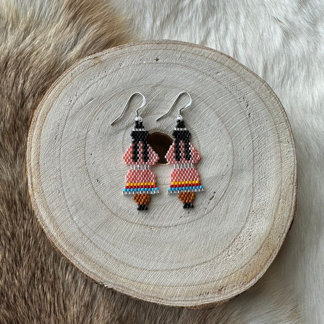 Dorothy B. Dancer Peyote Earrings