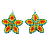 Tribal Roots Floral Medallion Earrings
