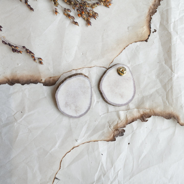 TLee Beads Moose Antler Slab Studs