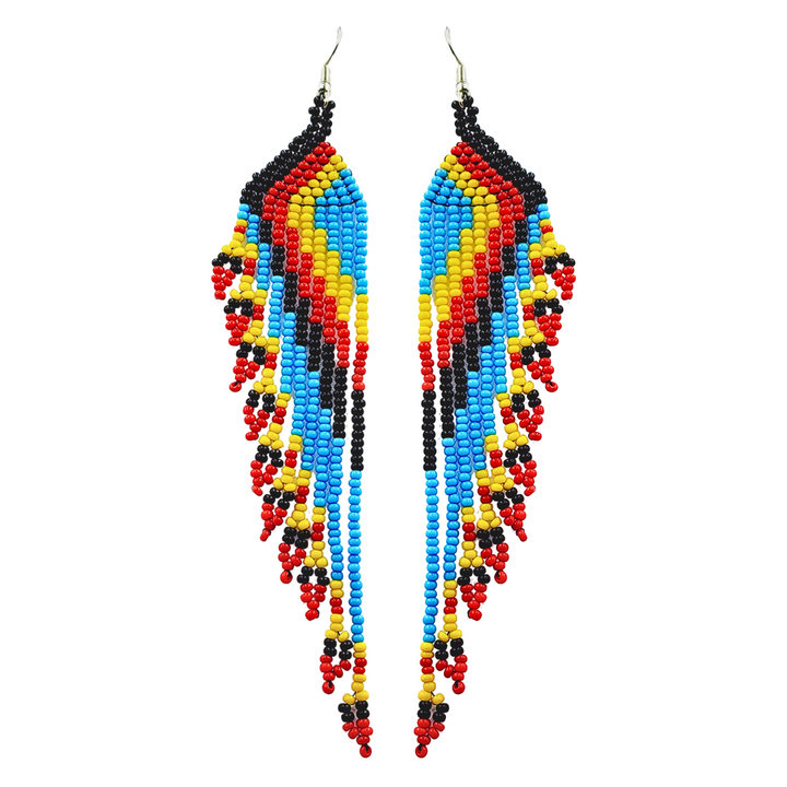 Tribal Roots Cascade Fringe Earrings