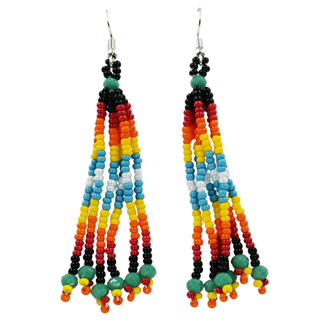 Tribal Roots 6 Fringe Earrings