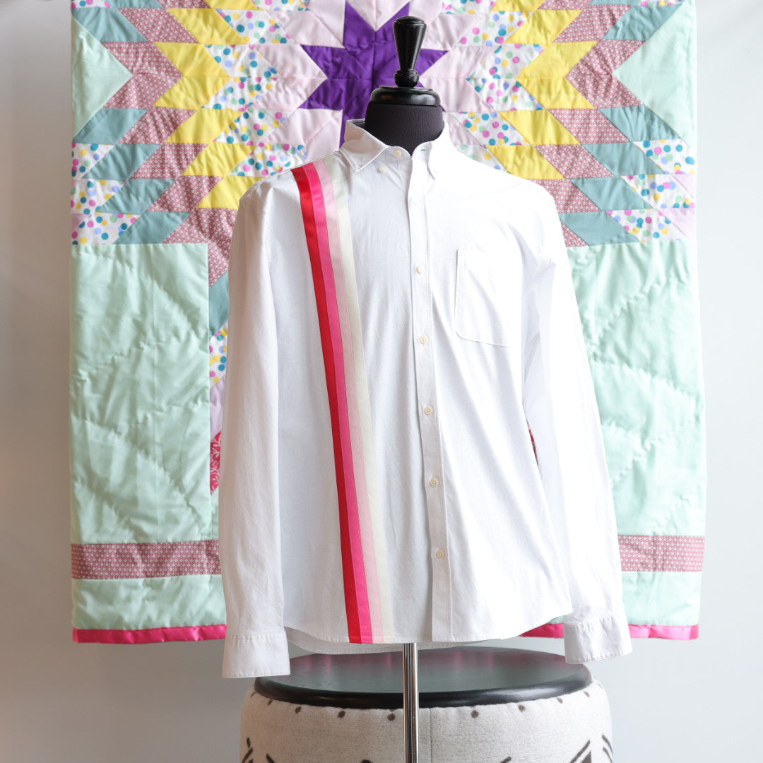 Yellow Mudd Designs Pink Ribbon Shirt