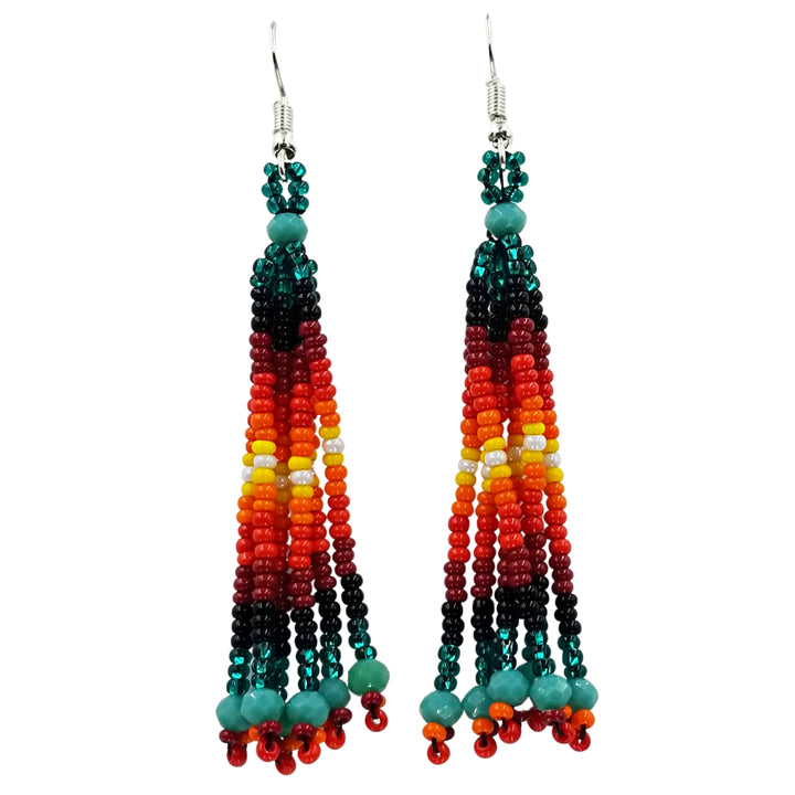 Tribal Roots 6 Fringe Earrings