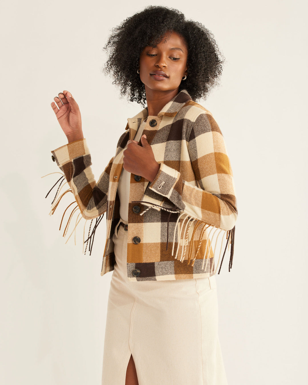 Pendleton Wool Fringe Jacket