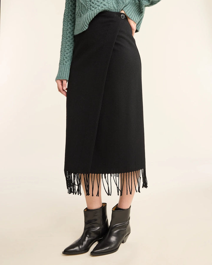 Pendleton Wool Fringe Wrap Skirt