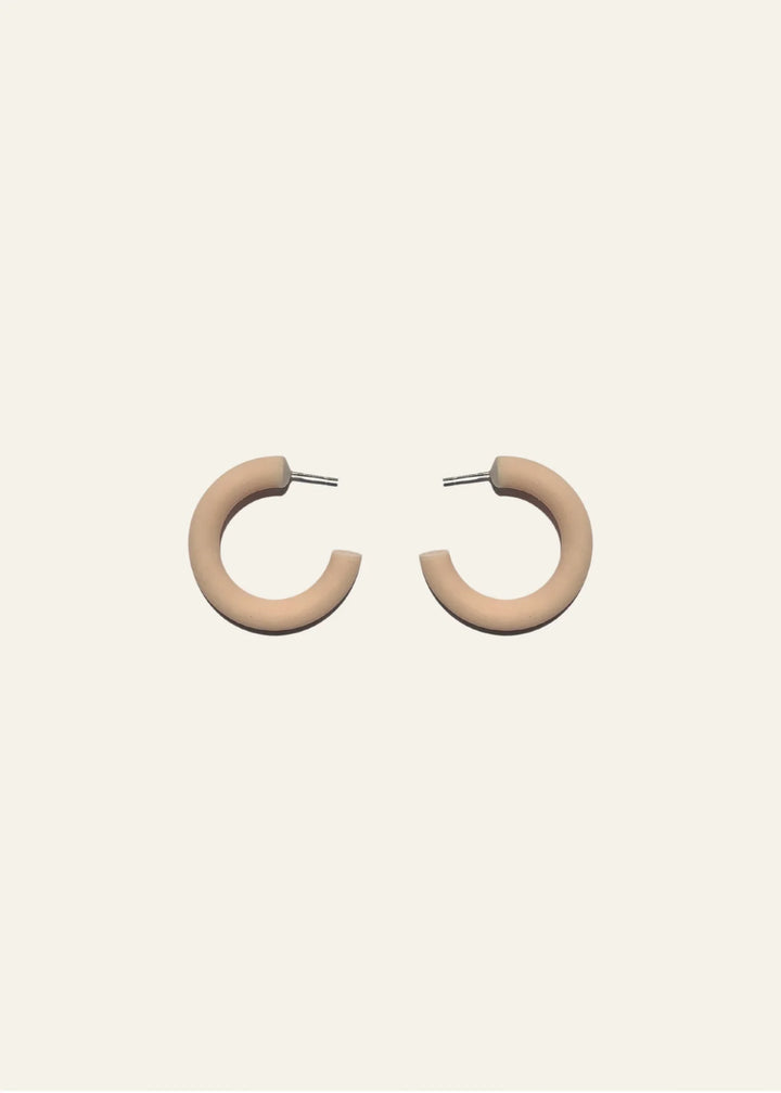 Assinewe Jewelry Clay Hoops