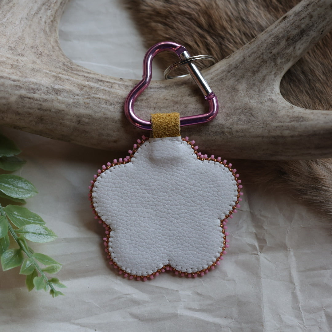 Keegan W. Floral Beaded Bag Charms/Keychains