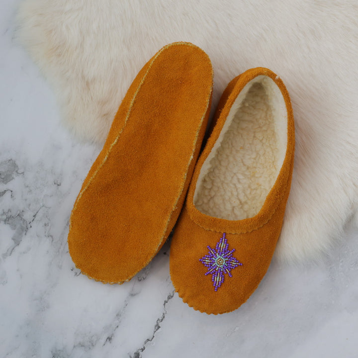 T.Sullivan Size 8 Women Dark Purple Starburst Ballerina Slippers