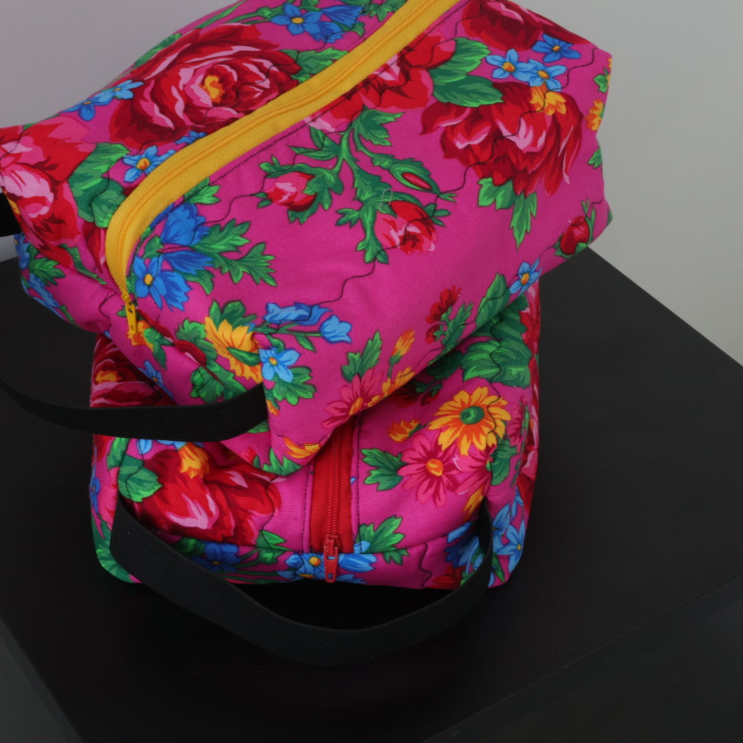 Phoenyx Designs Kokum Floral Cosmetic Bag