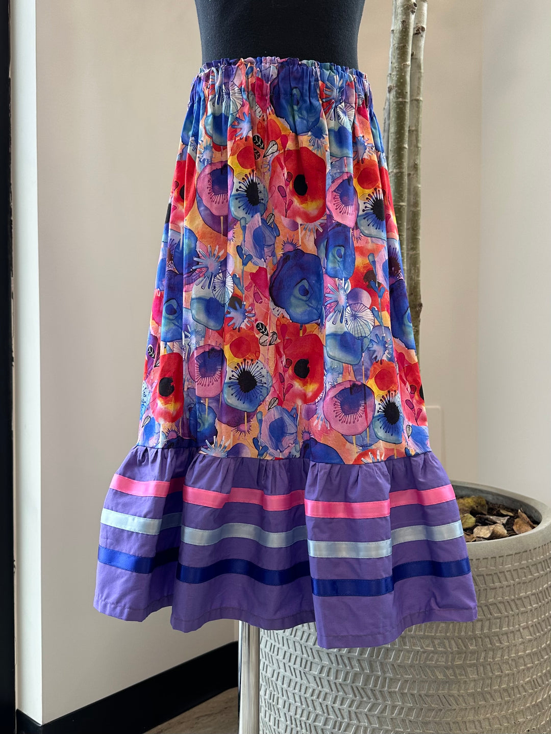 Infinity Inspired Designs Girls Frill Ribbon Skirt