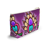 Native Anthro Flowers & Feathers Accessory Bag Small