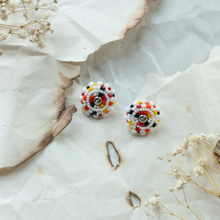 TLee Beads Large Beaded Studs