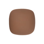 15mm Matte Brown Square Cabochons